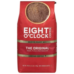 Eight O'Clock Medium-Dark Roast Ground Coffee, The Original, 40 oz.